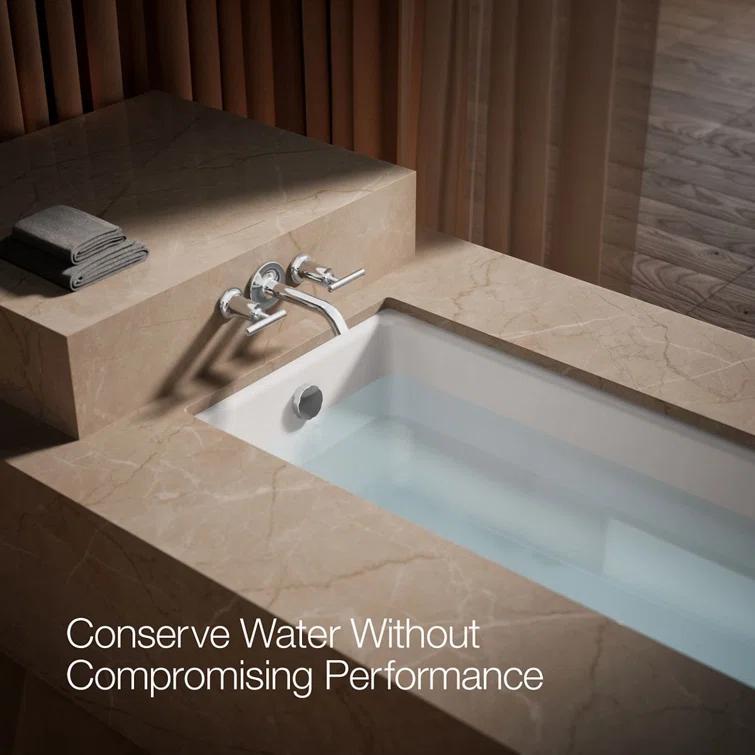 Purist® Deck- or Wall-Mount High-Flow Bath Trim with Lever Handles
