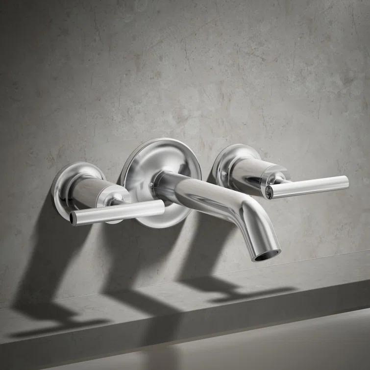 Purist® Deck- or Wall-Mount High-Flow Bath Trim with Lever Handles