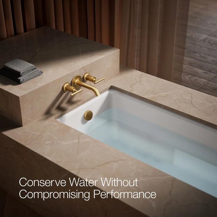 Purist® Deck- or Wall-Mount High-Flow Bath Trim with Lever Handles