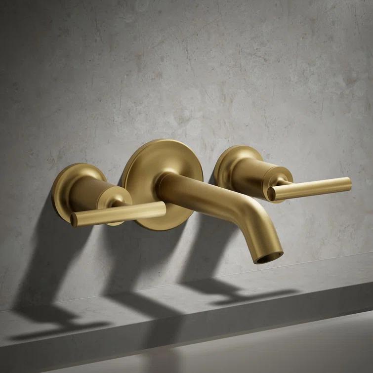 Purist® Deck- or Wall-Mount High-Flow Bath Trim with Lever Handles