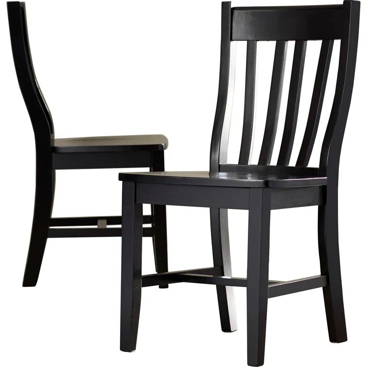 August Grove® Toby 18.5'' H Solid Wood Side Chair (Set of 2)
