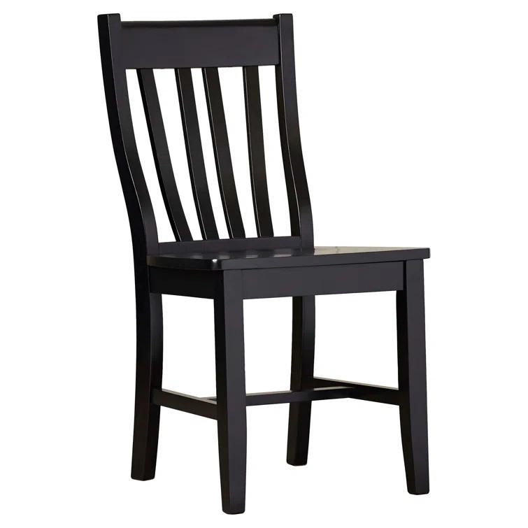 August Grove® Toby 18.5'' H Solid Wood Side Chair (Set of 2)