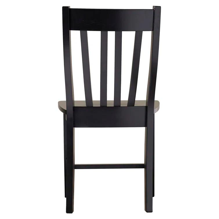 August Grove® Toby 18.5'' H Solid Wood Side Chair (Set of 2)