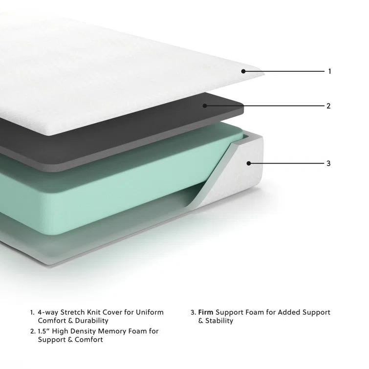 Chime 10" Firm Memory Foam Mattress