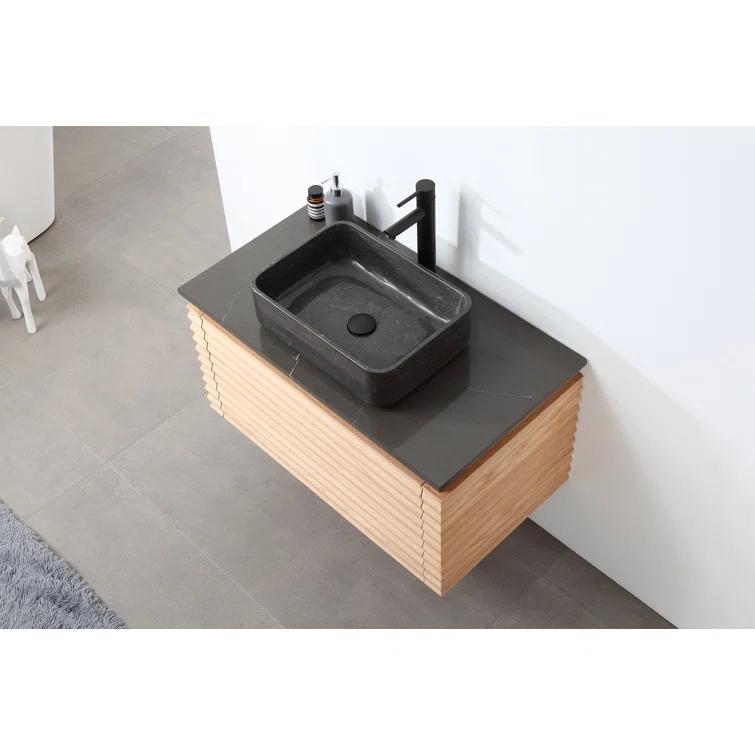 Makoto Floating Single Bathroom Vanity (36")