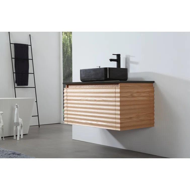 Makoto Floating Single Bathroom Vanity (36")