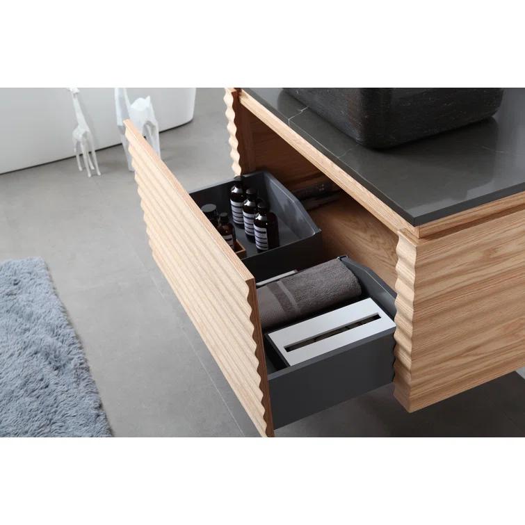 Makoto Floating Single Bathroom Vanity (36")