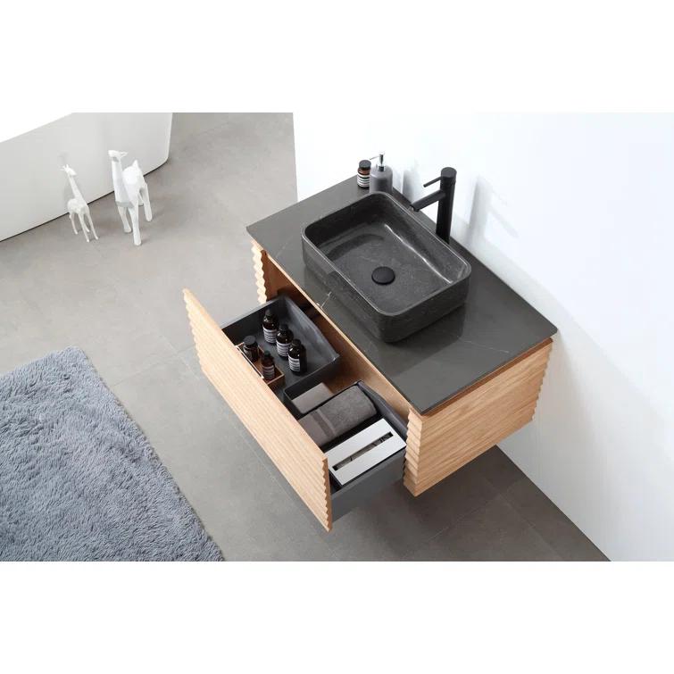 Makoto Floating Single Bathroom Vanity (36")