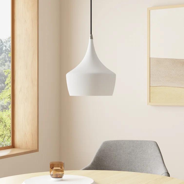 Schultz Single Light Metal Dimmable Pendant