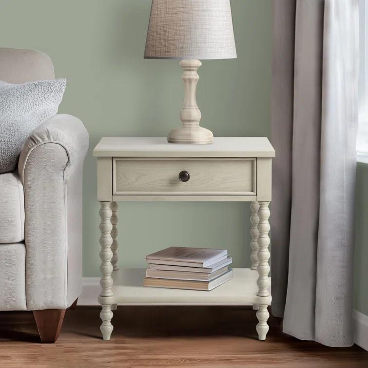 Beckett One Drawer Solid Wood Nightstand