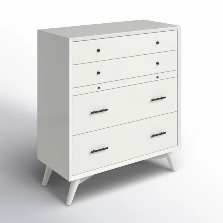 Williams 4 Drawer 38'' W Solid Wood Chest