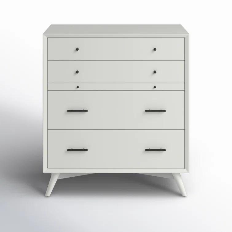 Williams 4 Drawer 38'' W Solid Wood Chest