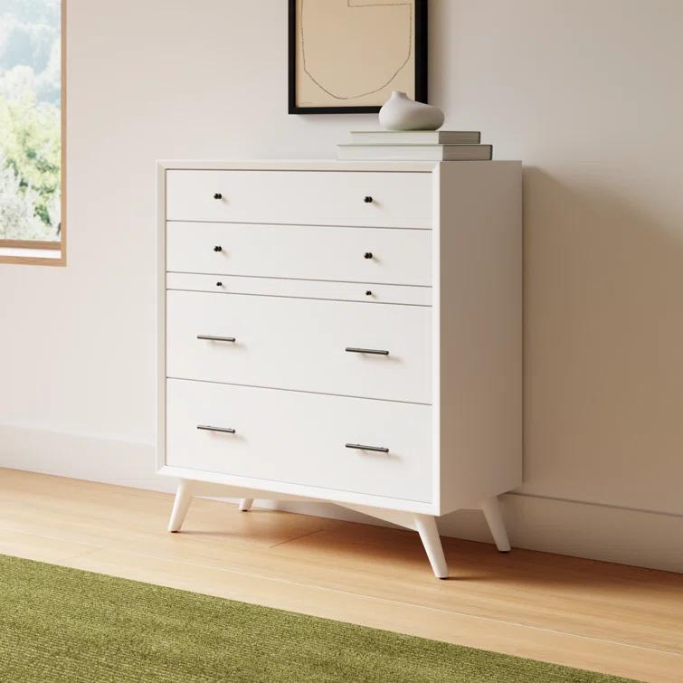 Williams 4 Drawer 38'' W Solid Wood Chest