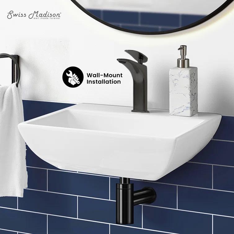 Voltaire Sublime Compact Ceramic Wall Hung Sink