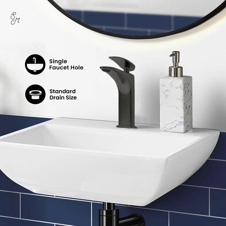 Voltaire Sublime Compact Ceramic Wall Hung Sink
