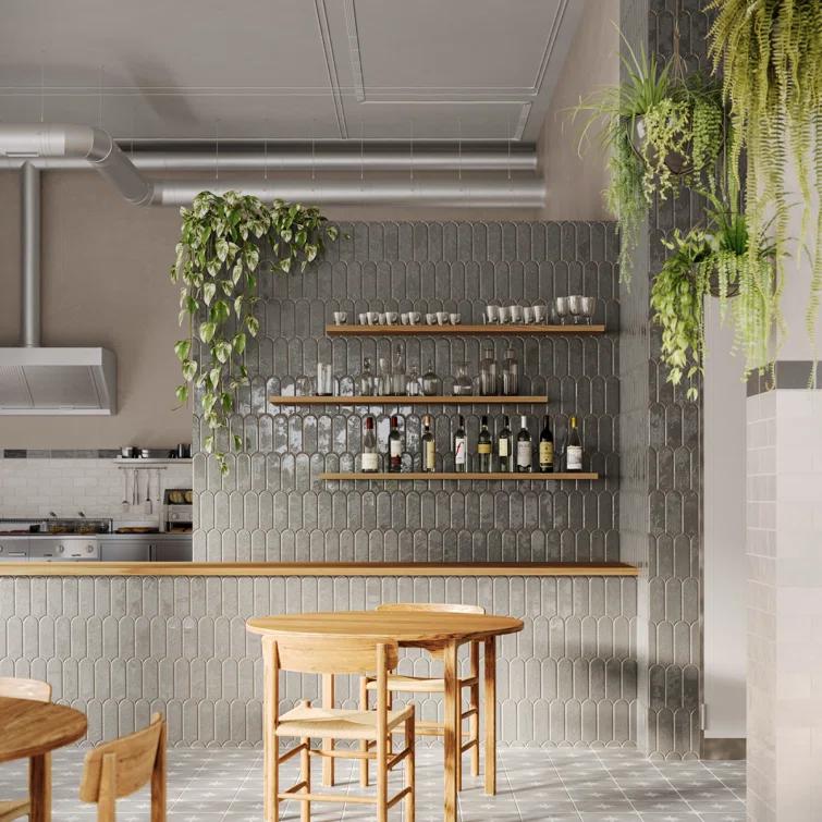 Bond Tile Airy 2.83 In. X 7.68 In. Textured Glossy Ceramic Wall Tile (5.16 Sq. Ft. / Case)