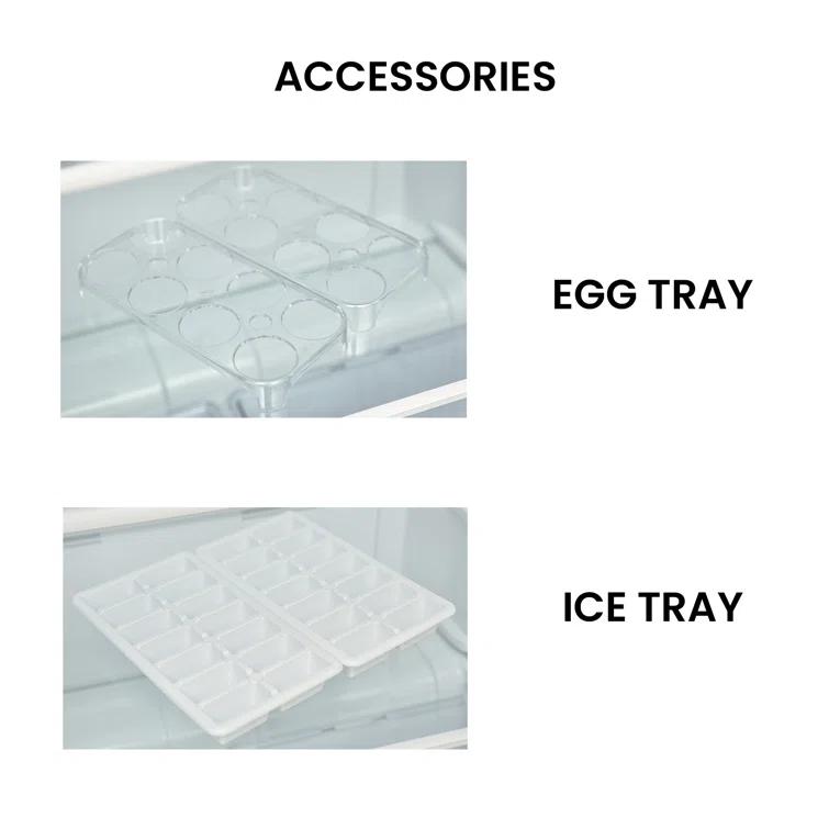 Equator Advanced Appliances Equator 14.3 cf Stainless Refrigerator-Freezer Top Mount Frost Free E-Star Europe RF 142 S