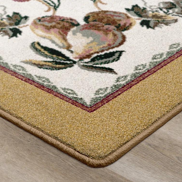 Fruit Medley Opal Topaz Lattice Area Rug