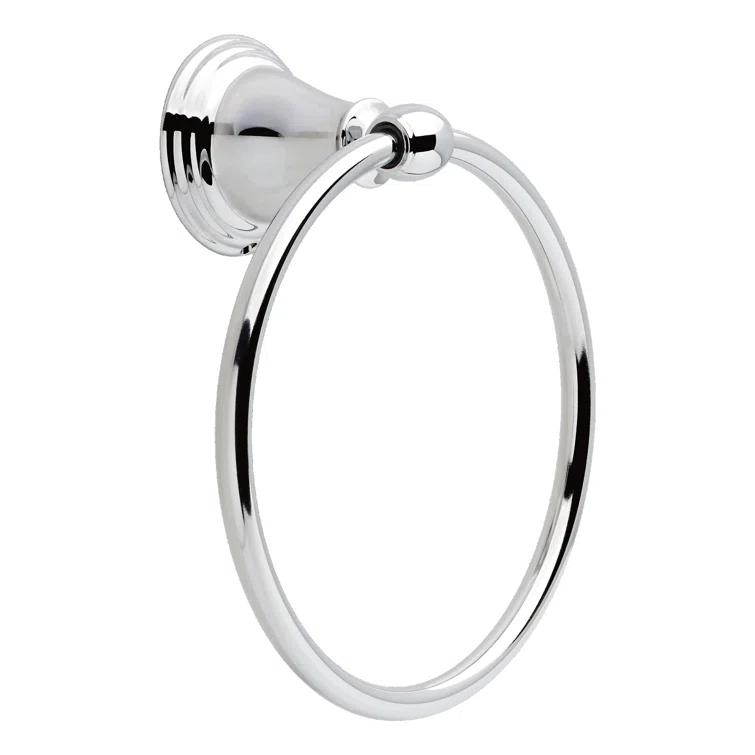 Windemere Wall Mount Round Closed Towel Ring Bath Hardware Accessory