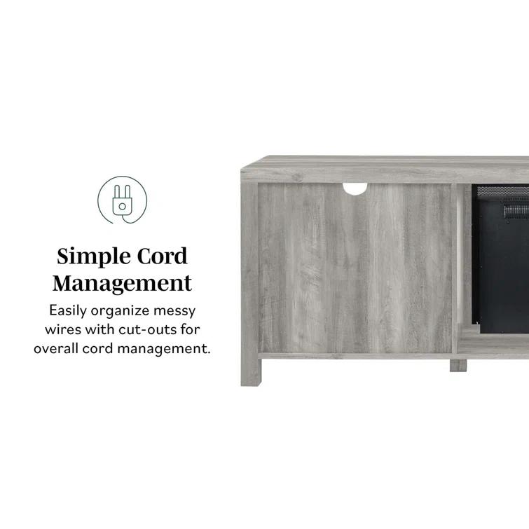 Tansey 70" Media Console with Electric Fireplace