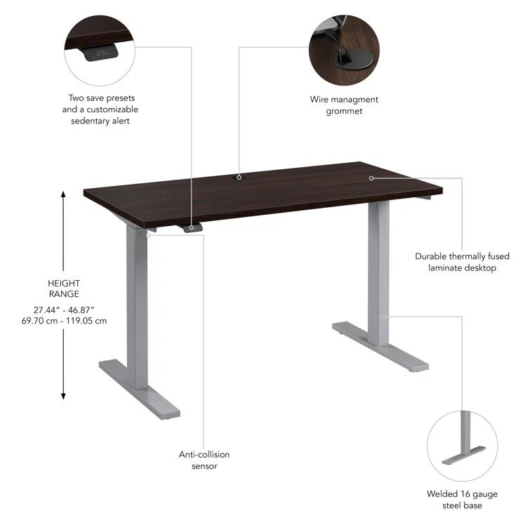 Adjustable Metal Base Standing Desk