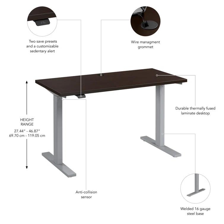 Adjustable Metal Base Standing Desk