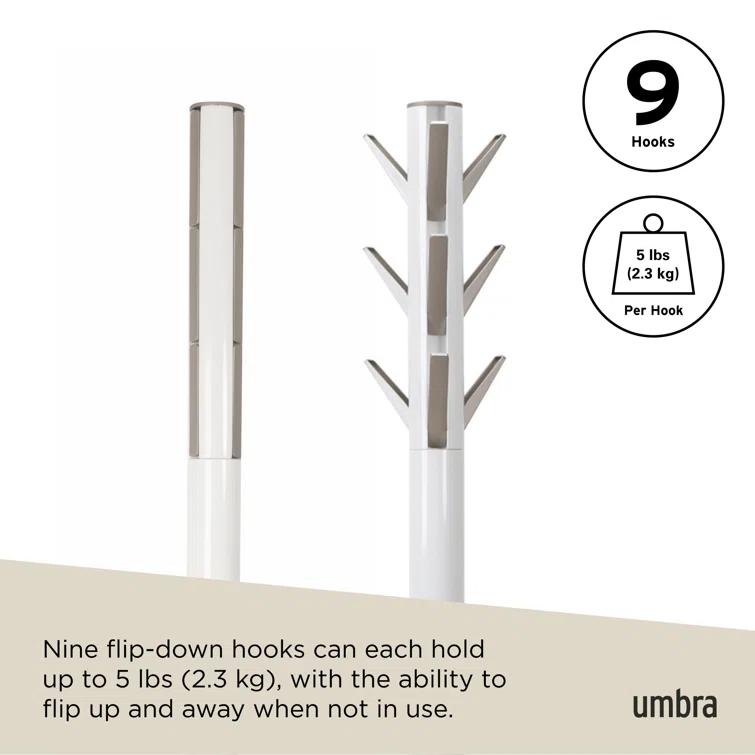9 - Hook Freestanding Coat Rack