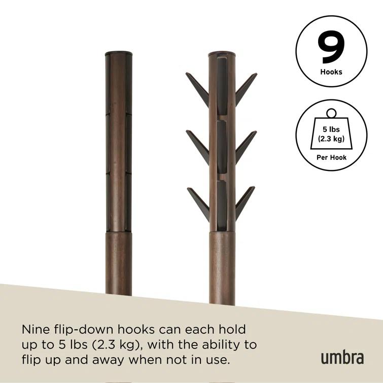 9 - Hook Freestanding Coat Rack