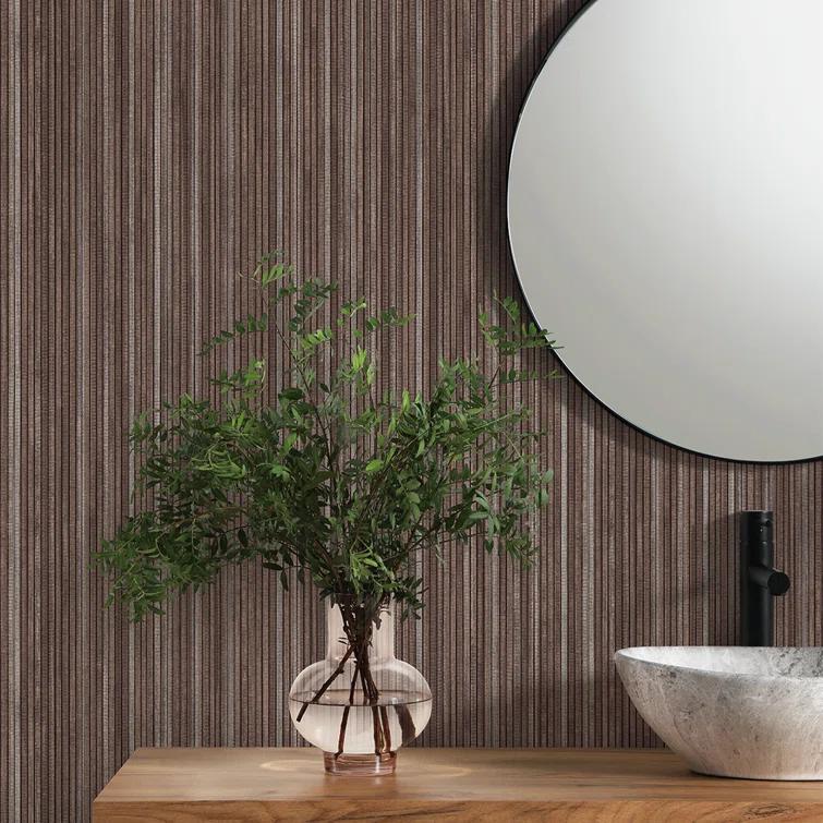 Tempaper & Co.® Faux Grasscloth Removable Peel and Stick Wallpaper, Textured Sand, 28 sq. ft.: Vinyl, Self-Adhesive, Beige