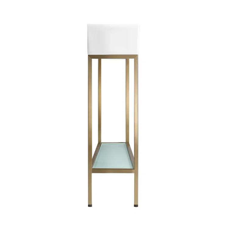 Pierre 19.5 Single, Freestanding, Open Shelf, Frame Bathroom Vanity