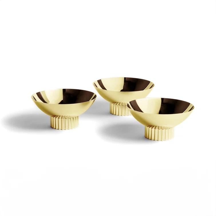 ANNA New York Striations Trio Bowl Set
