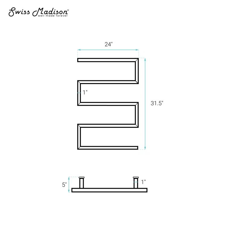 Voltaire 5-Bar Electric Towel Warmer