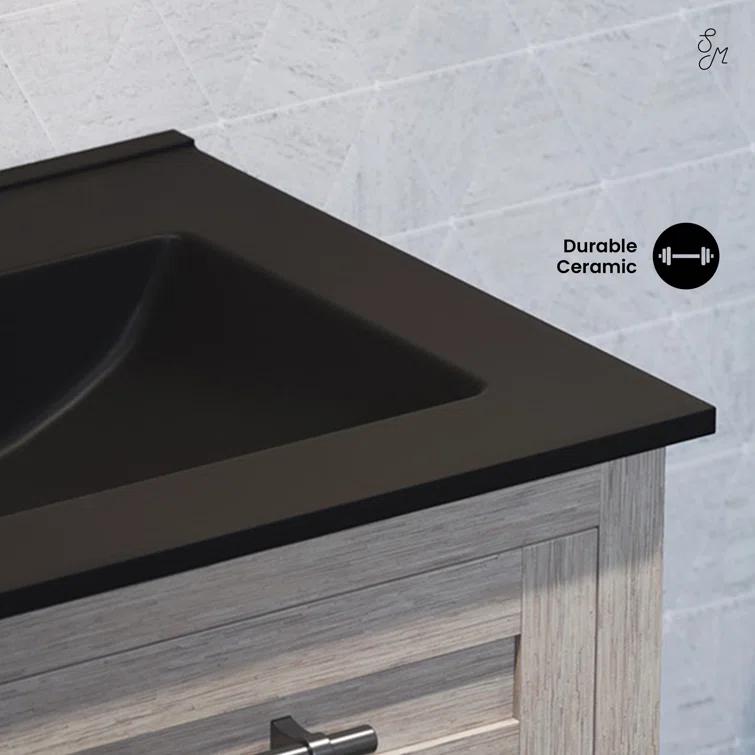 Ceramic 24" Single Bathroom Vanity Top