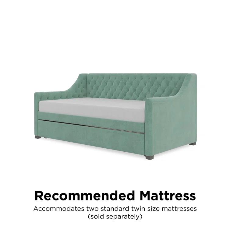 Monarch Hill Ambrosia Upholstered Daybed with Trundle
