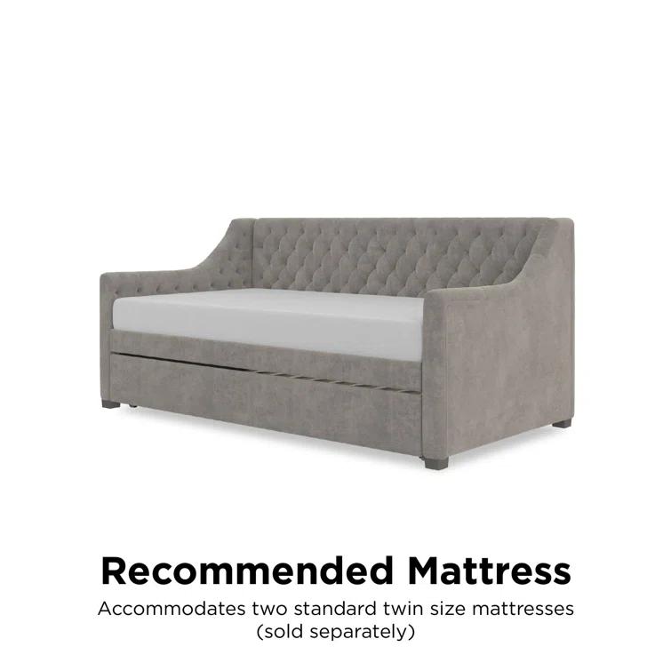 Monarch Hill Ambrosia Upholstered Daybed with Trundle