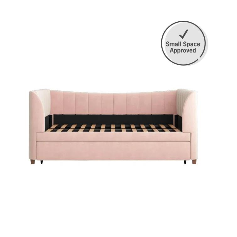Valentina Twin Upholstered Daybed with Trundle