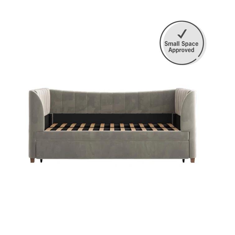 Valentina Twin Upholstered Daybed with Trundle