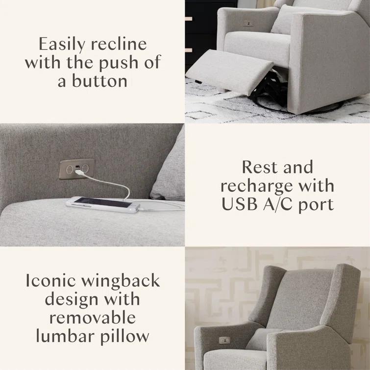 Kiwi Electronic Swivel Reclining Glider