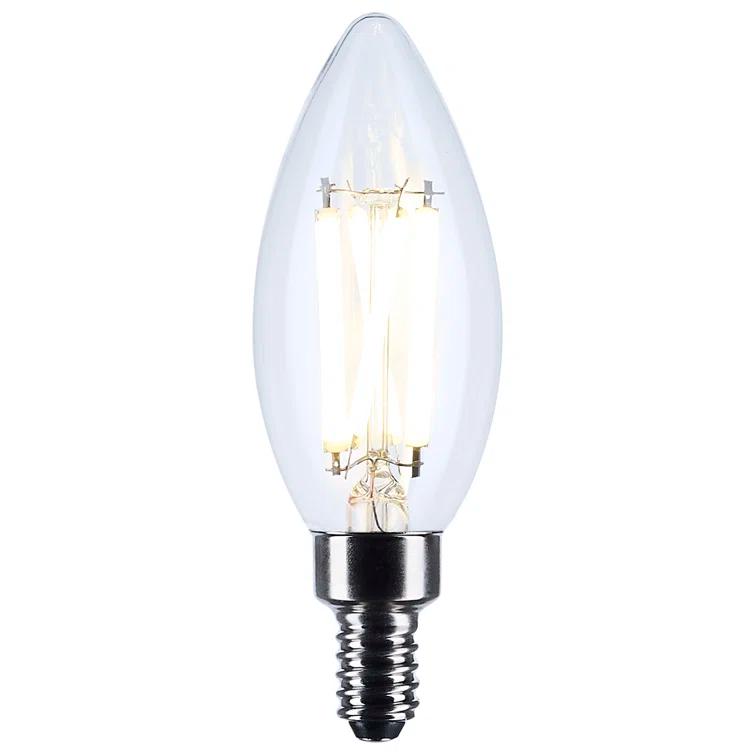 75 Watt Equivalent B11 E12/Candelabra Dimmable 3500K LED Bulb