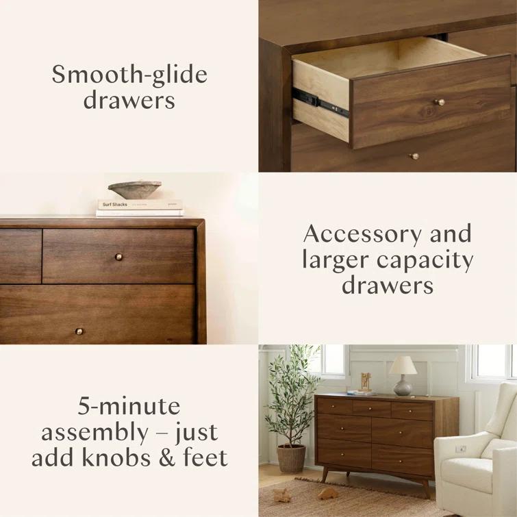Palma 7 Drawer 53" W Double Dresser