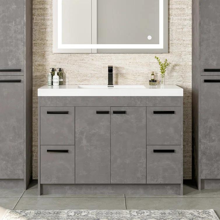 Wade Logan® Wauconda 42" Single Bathroom Vanity Set
