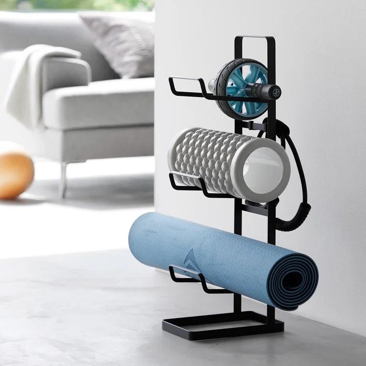 Yamazaki Home Fitness Equipment Storage Rack, Steel