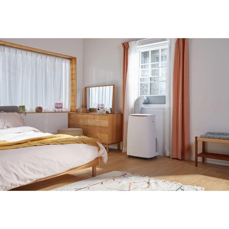 115V Dual Inverter Portable Air Conditioner with Wi-Fi Control in White for Rooms up to 450 Sq. Ft.