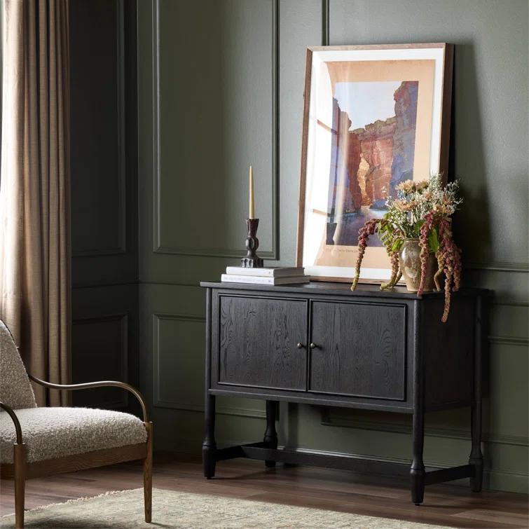 Bari Sideboard by Amber Lewis x Four Hands - Smoked Black / 46"W
