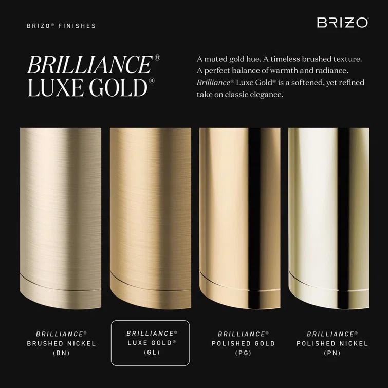 Luxe Nickel Modern Single Hole Brass Faucet