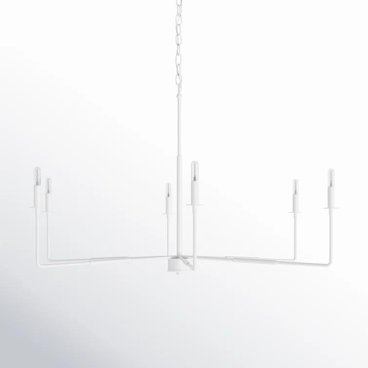 Alysa 6 - Light Dimmable Classic / Traditional Chandelier