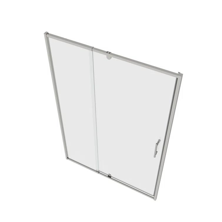 RAY'S RUGS & FLOORING LLC 12RRFR142461LTS 38-42" W x 71" H Pivot Frame Sliding Shower Door with 6mm Tempered Glass