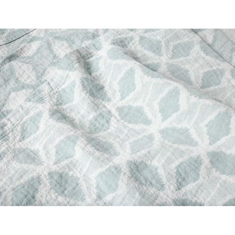 Coyuchi Palomar Organic Jacquard Throw Blanket