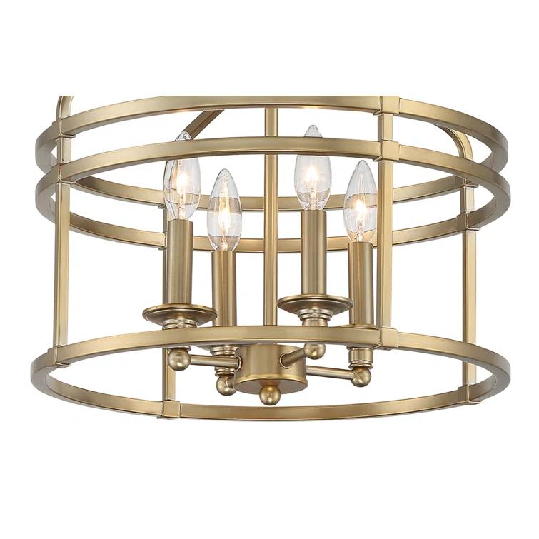 Minka Lavery - Covent Park - 4 Light Semi-Flush Mount - 14.5 inches tall by 16