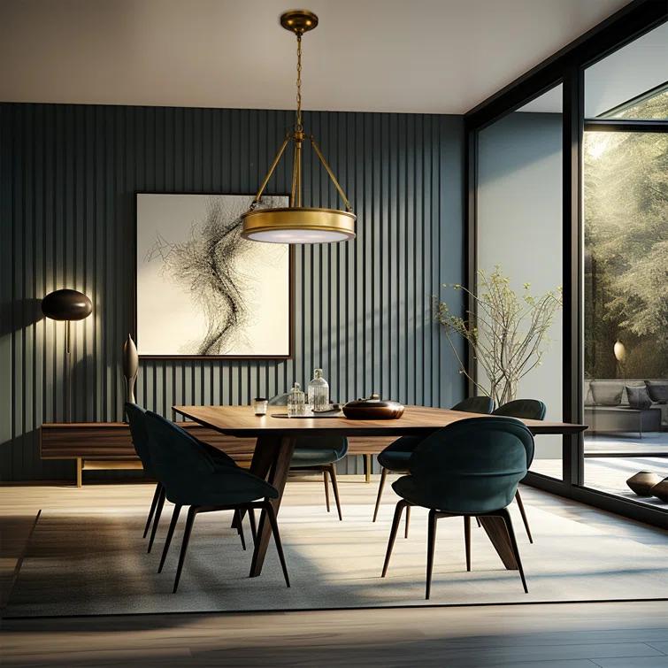 Pendant 3 Light In Transitional Style 18.5 Inches Tall By 19 Inches Wide-Brushed Nickel Finish    -Traditional Installation Minka Lavery 4173-84